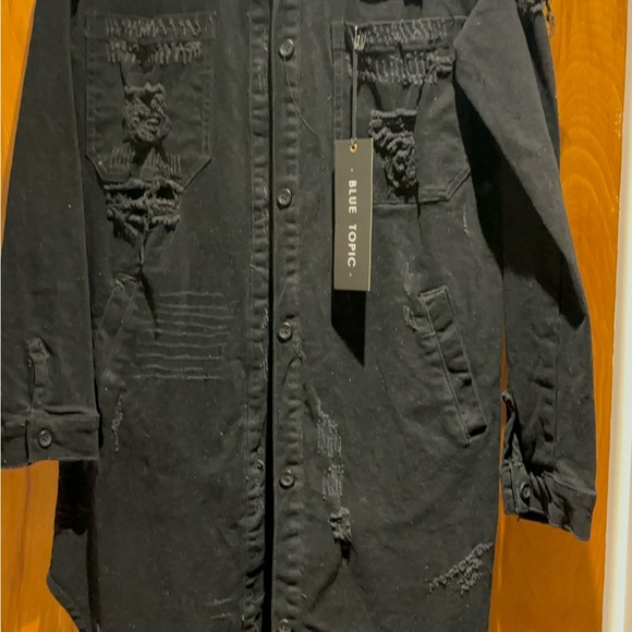 Black Jean shirt or dress - Picture 1 of 9